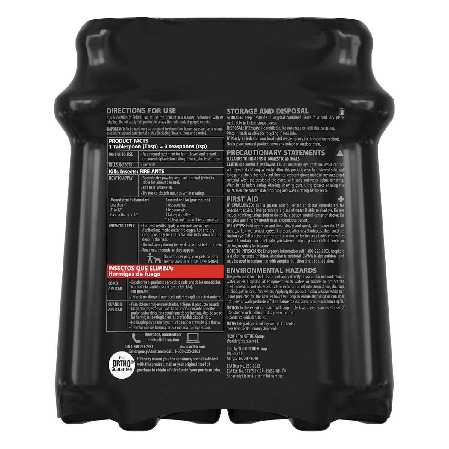 Ortho Orthene Fire Ant Killer1 – Mound Treatment, Outdoor Ant Killer, Kills Queens, No Watering Needed, Treats up to 162 Mounds, 12 oz. (2-Pack) - 图片 8