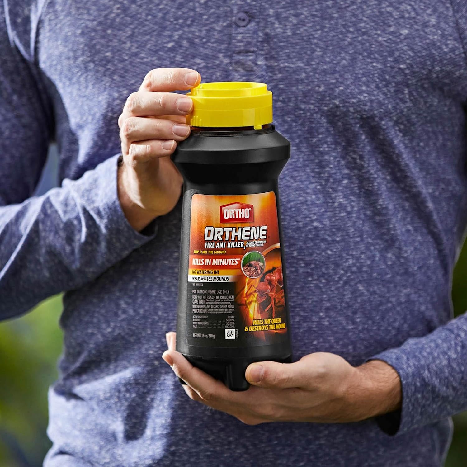 Ortho Orthene Fire Ant Killer1 – Mound Treatment, Outdoor Ant Killer, Kills Queens, No Watering Needed, Treats up to 162 Mounds, 12 oz. (2-Pack) - 图片 4