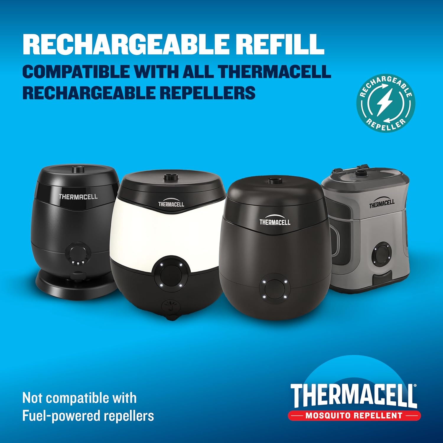 Thermacell Rechargeable Mosquito Repeller Refills; Advanced Repellent Formula Provides 20 Foot Protection Zone; Compatible with Thermacell E-Series & Radius Only; No DEET, Spray or Flame - 图片 2