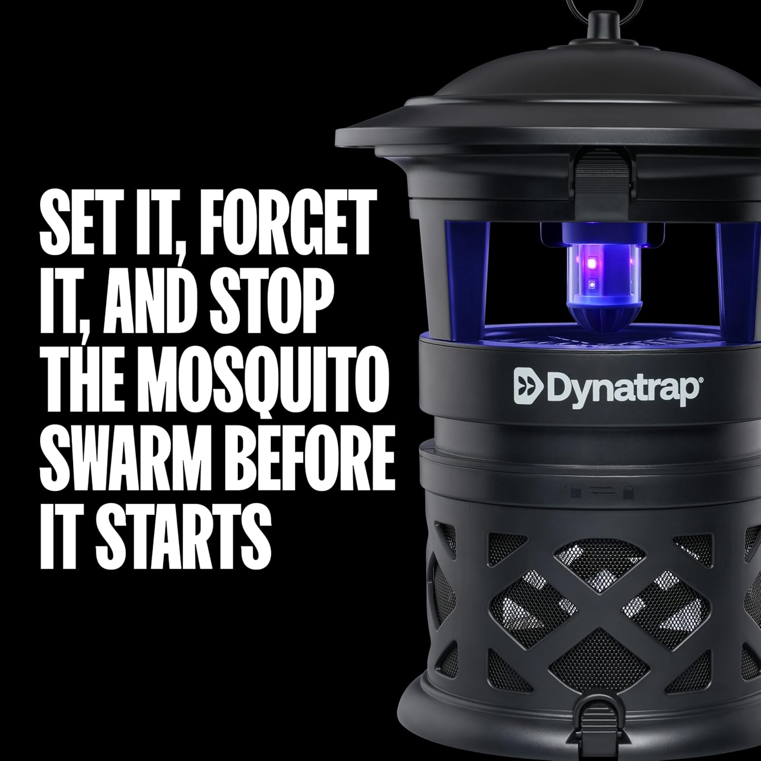 Dynatrap DT2030SR Fly Traps Outdoor - Mosquito & Flying Insect Killer for 1 Acre – Kills Mosquitoes, Flies, Gnats, Wasps - Bug Zapper Alternative - Black - 图片 9