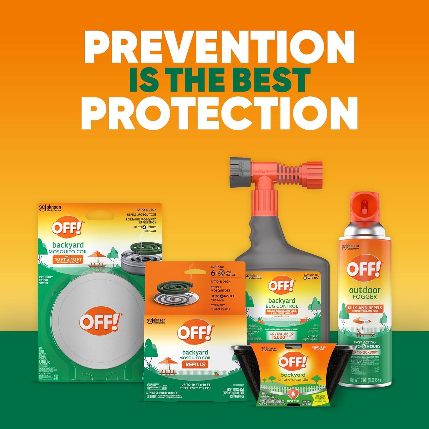 OFF! Backyard Mosquito Repellent Coil Refills, Perfect for Outdoor Patios Country Fresh Scent, 6 Count (Pack of 1) - 图片 6