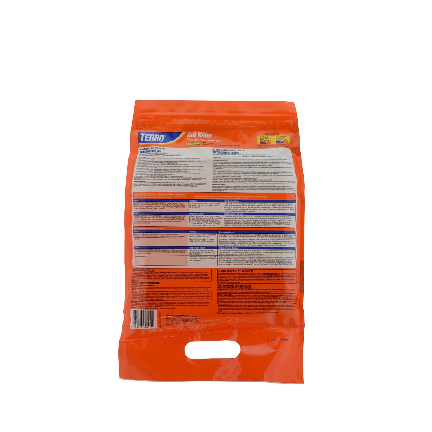 TERRO Ant Killer Plus Multi-Purpose Insect Control for Outdoors - Kills Fire Ants, Fleas, Cockroaches, and Other Crawling Insects - 3lb Shaker Bag - T901-6 - 图片 5