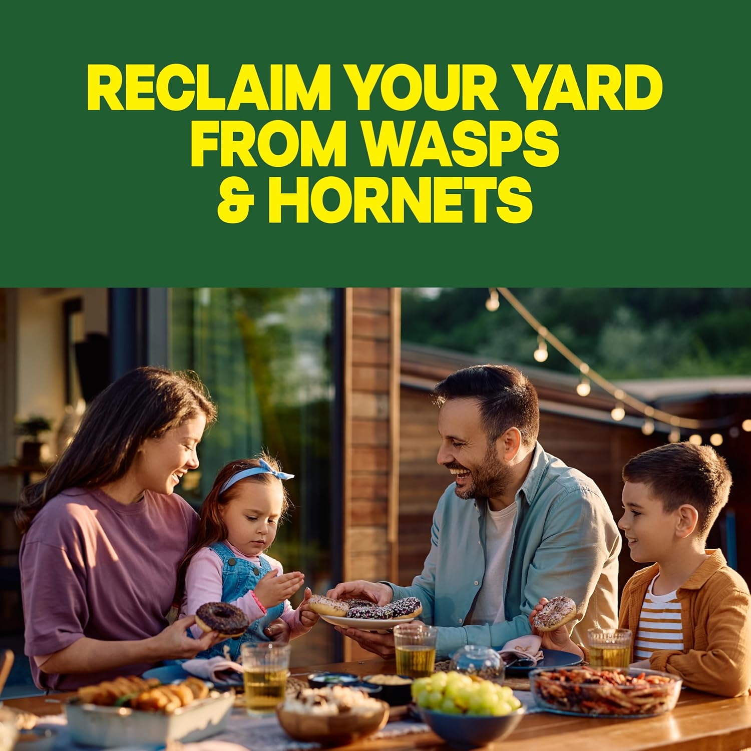 Raid Wasp & Hornet Killer Spray, Kills the Entire Nest, For Paper Wasps, Yellow Jackets, Mud Daubers and more, 14 oz (Pack of 2) - 图片 7