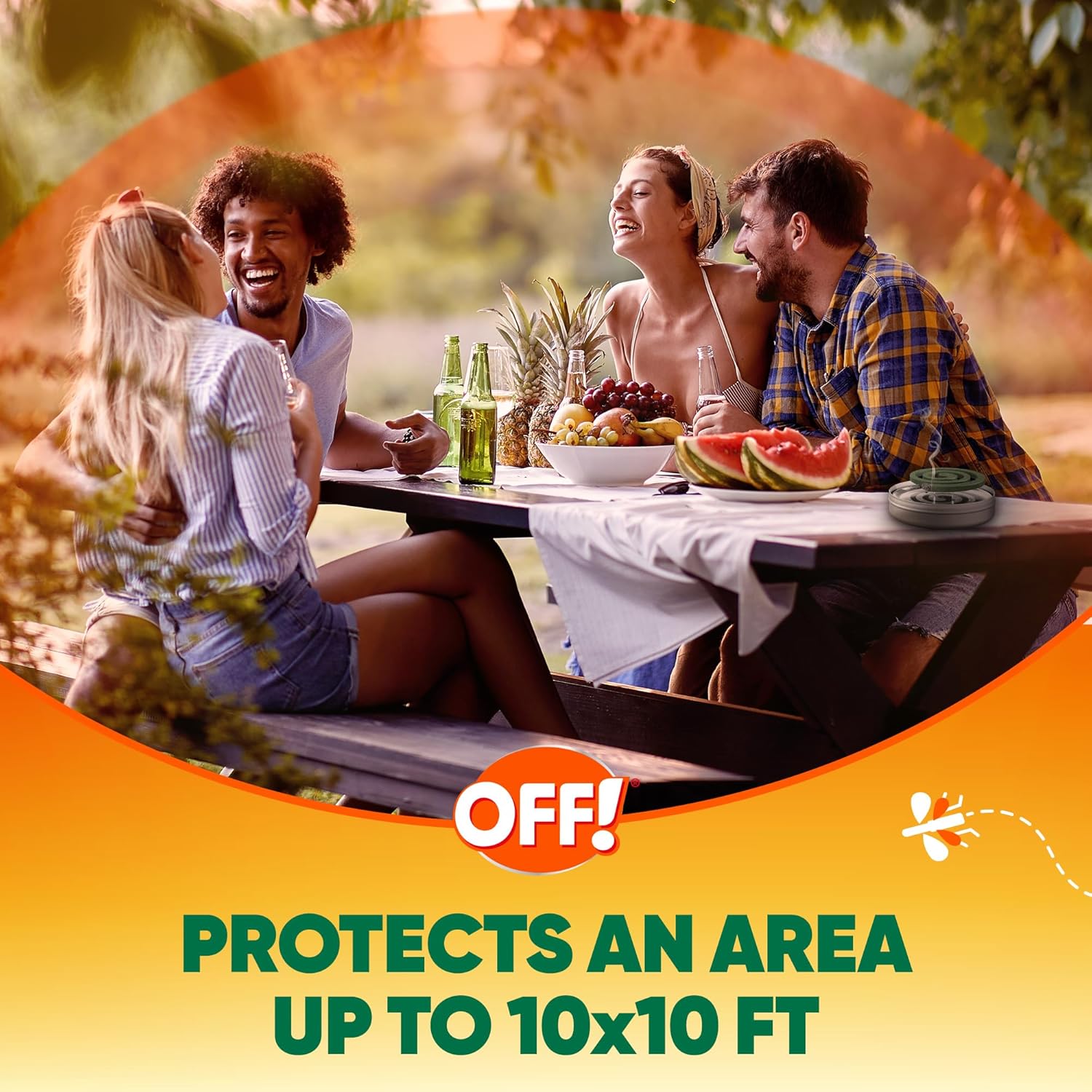 OFF! Backyard Mosquito Repellent Coil Refills, Perfect for Outdoor Patios Country Fresh Scent, 6 Count (Pack of 1) - 图片 7