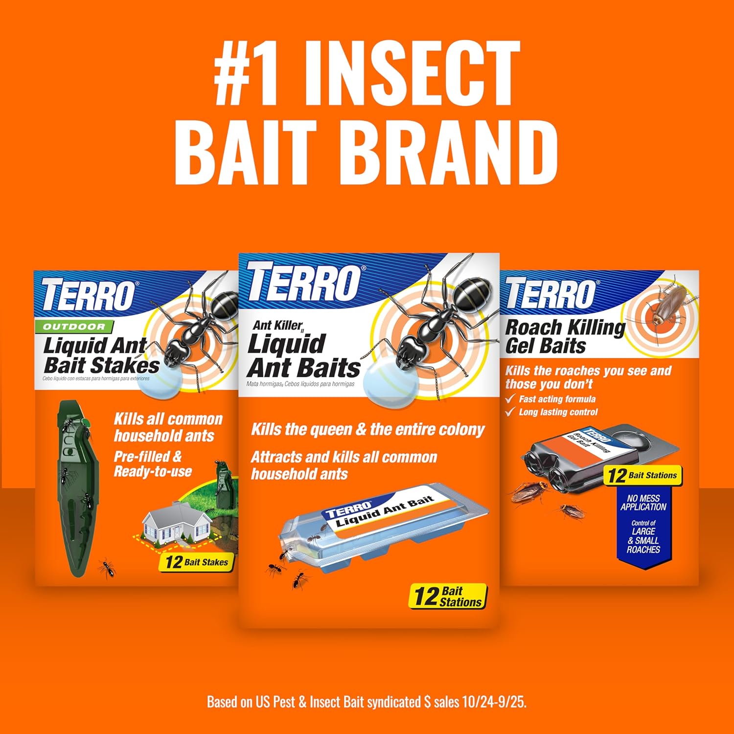 TERRO T2600 Perimeter Outdoor Ant Bait Plus - Attracts and Kills Carpenter Ants, Roaches, Crickets, Earwigs, Silverfish, Slugs and Snails - 2 Pack, 4Lbs - 图片 5