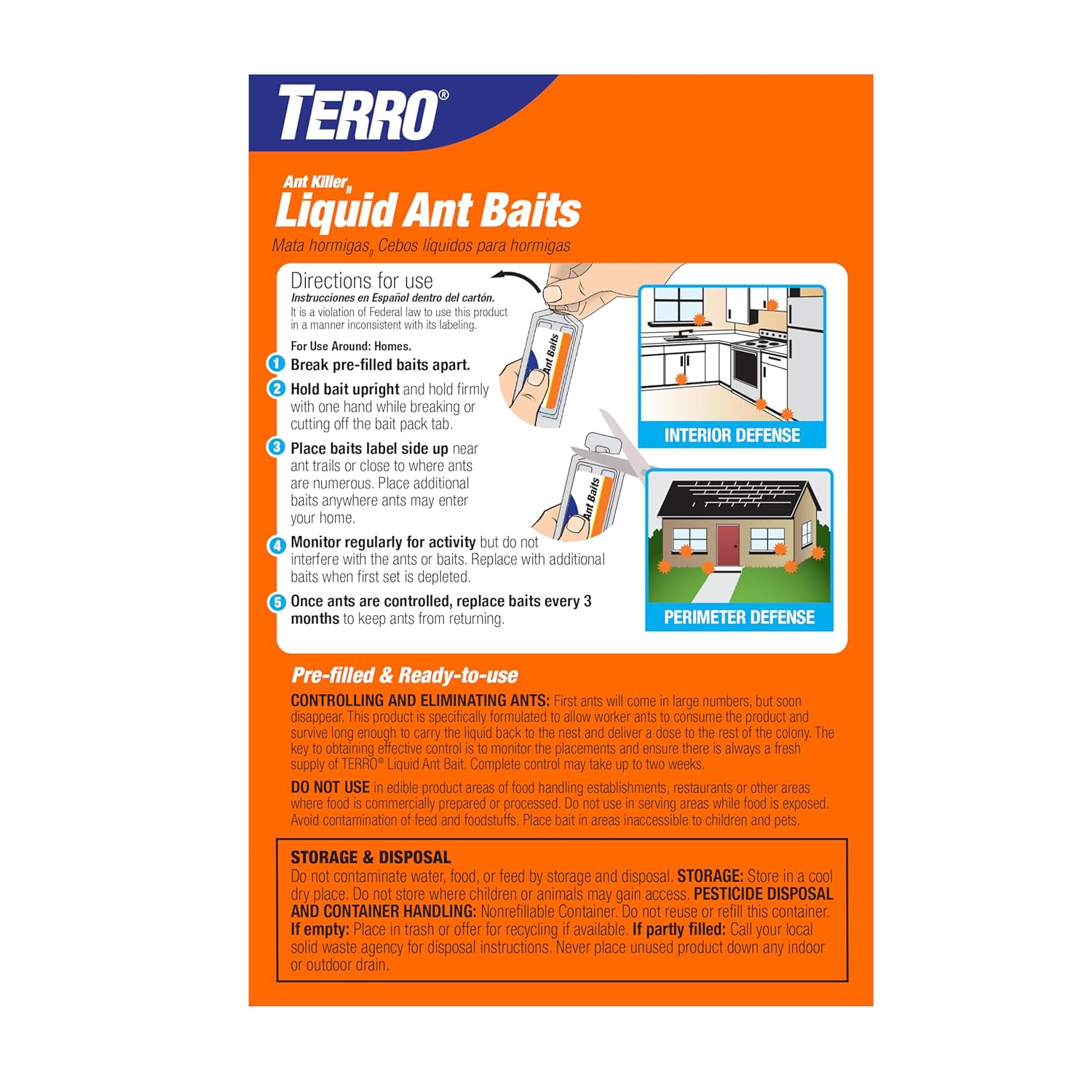 TERRO T300B Liquid Ant Killer Bait Stations 12-Pack - Indoor Ant Traps with Borax Formula, Kills the Queen & the Entire Colony - 图片 13