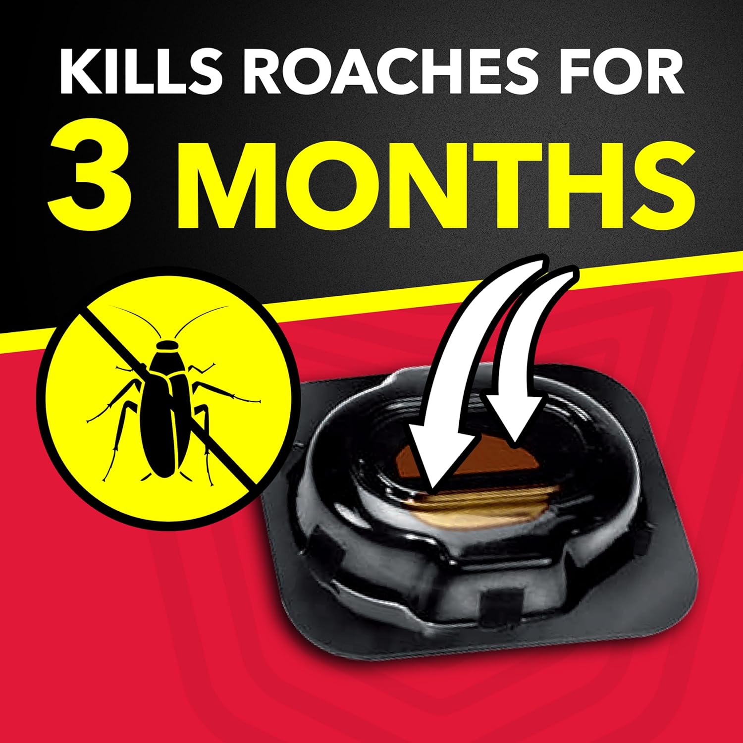 Raid Large Roach Baits, Child Resistant, For Indoor Use, Kills Roaches for 3 Months, 8 Count - 图片 7