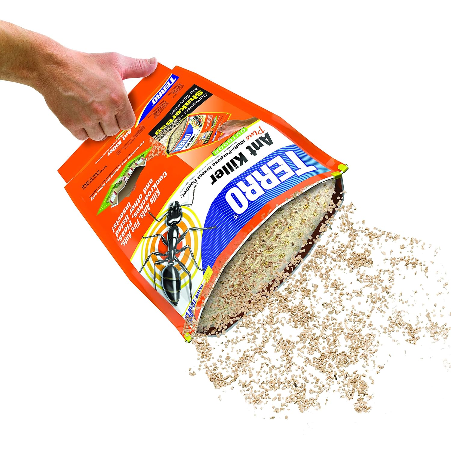 TERRO Ant Killer Plus Multi-Purpose Insect Control for Outdoors - Kills Fire Ants, Fleas, Cockroaches, and Other Crawling Insects - 3lb Shaker Bag - T901-6 - 图片 10