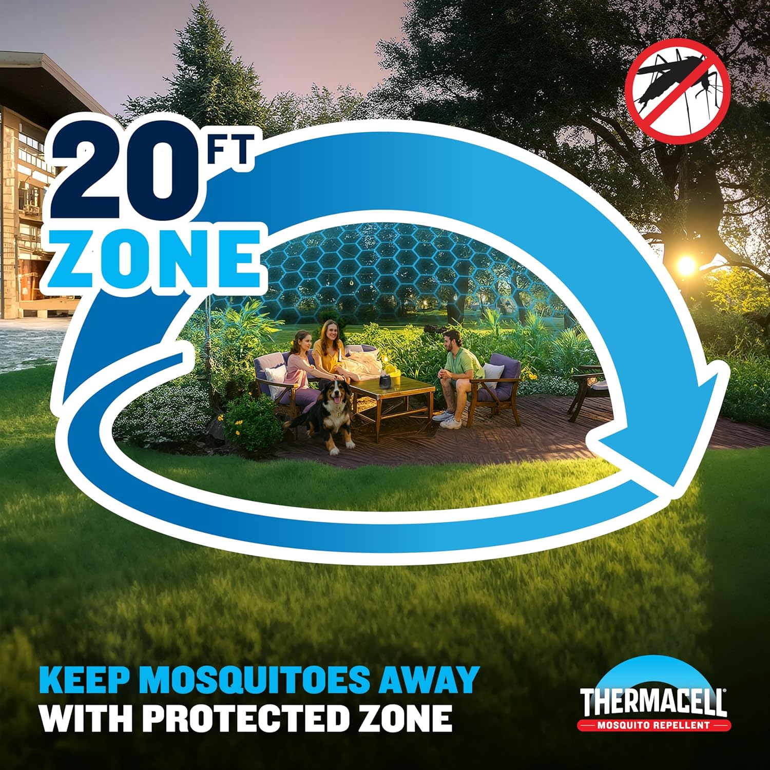 Thermacell Rechargeable Mosquito Repeller Refills; Advanced Repellent Formula Provides 20 Foot Protection Zone; Compatible with Thermacell E-Series & Radius Only; No DEET, Spray or Flame - 图片 8