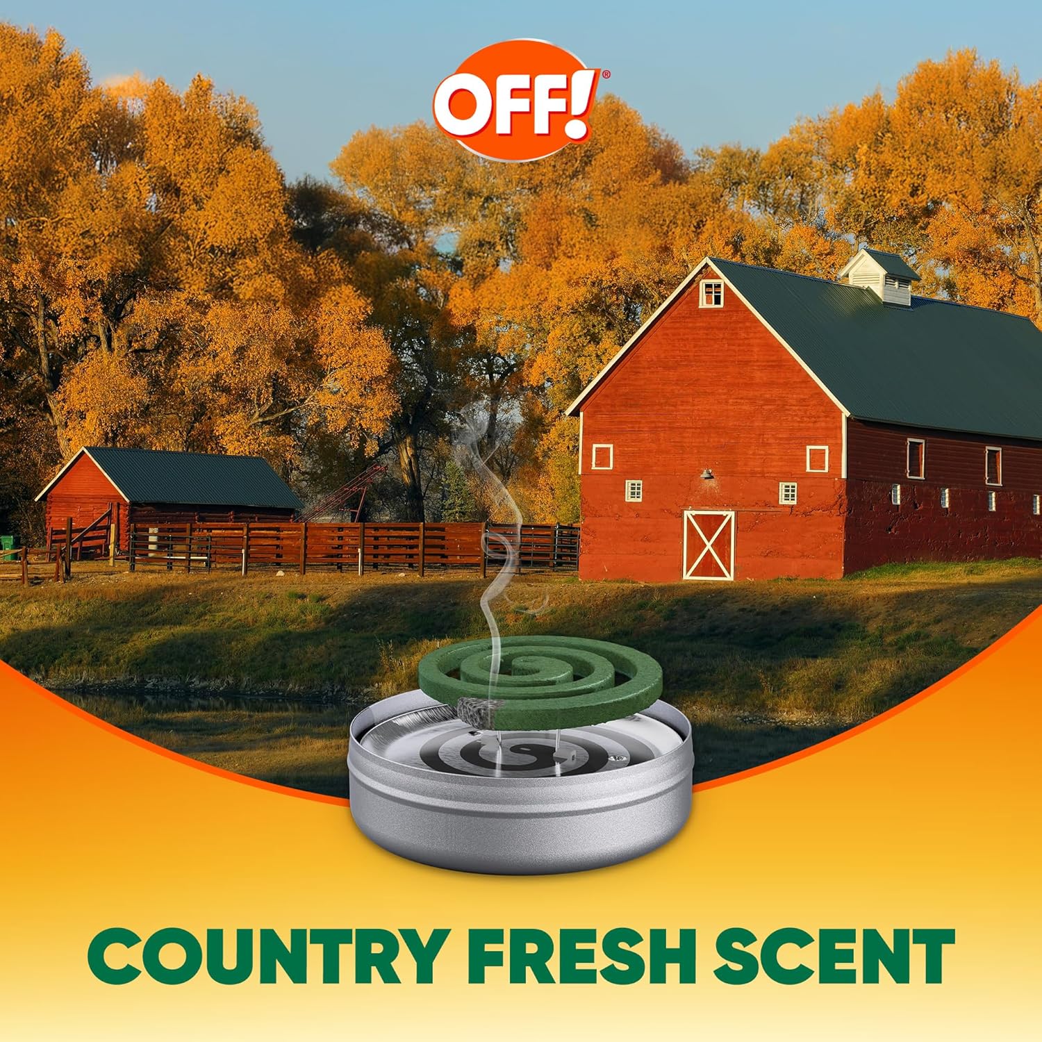OFF! Backyard Mosquito Repellent Coil Refills, Perfect for Outdoor Patios Country Fresh Scent, 6 Count (Pack of 1) - 图片 9