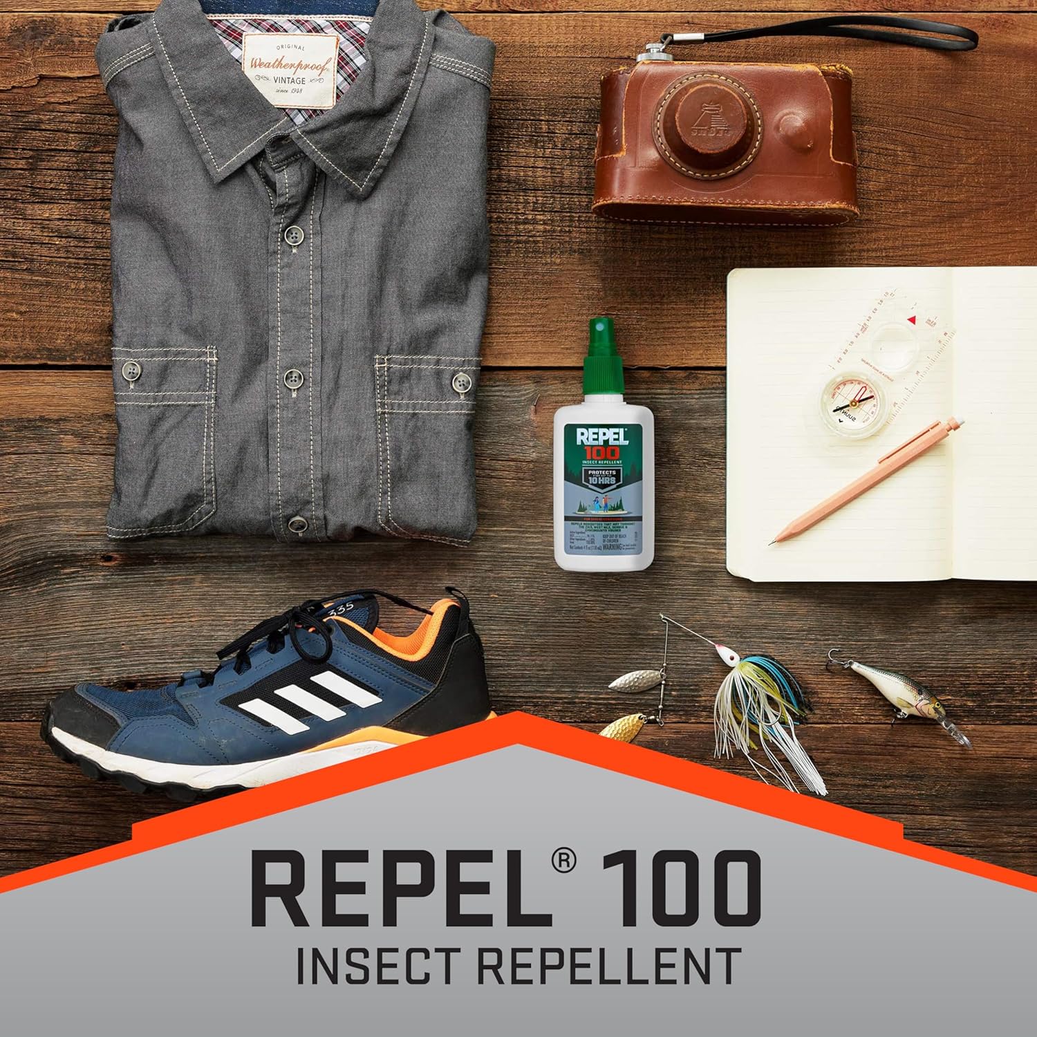 Repel 100 Mosquito and Insect Repellent, 4 Ounces, With DEET, 10-Hour Protection Long-Lasting Insect Repellent Bug Spray Repels Mosquitoes, Ticks, Gnats, Biting Flies, Chiggers And Fleas - 图片 11