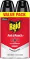 Raid Ant & Roach Killer, Fragrance Free Bug Killer for Home Use, Kills Bugs on Contact, 17.5 Oz, 2 Count