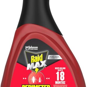 Raid Max Perimeter Protection, Multi Insect Killer Spray for Bugs, 30 fl oz