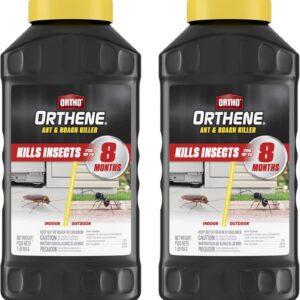 Ortho Orthene Ant and Roach Killer - Long-Lasting Insect Control, Indoor and Outdoor Use, Roach Killer Powder Dust, 1 lb. (2-Pack)